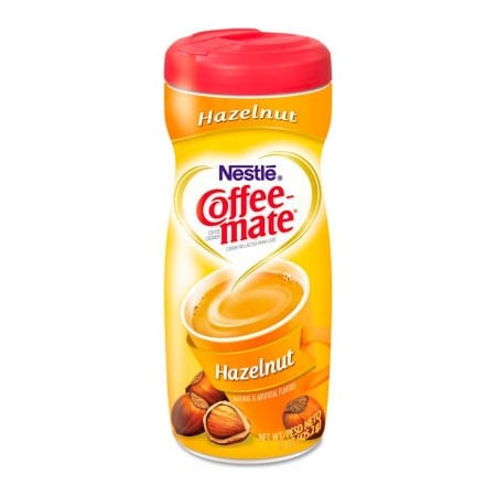 Coffee Mate Coffee mate Non-Dairy Powdered Creamer, Hazelnut, 15 oz.,  NES12345